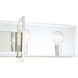Ethan 3 Light 24 inch Polished Nickel Bath Light Wall Light