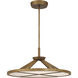 Stiles LED 28 inch Ashen Gold Pendant Ceiling Light