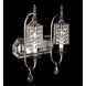 Princessa 2 Light 13 inch Polished Silver Sconce Wall Light