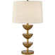 Parson 29 inch 100.00 watt Brass Table Lamp Portable Light, Coco & Dash