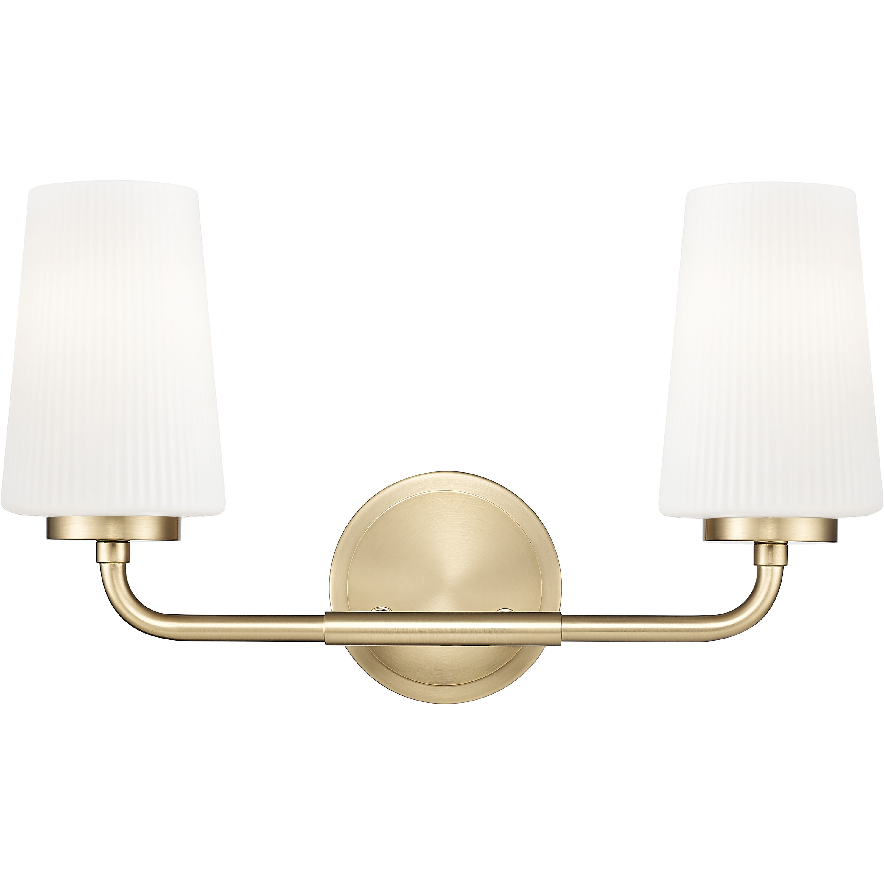 Montford 2 Light 16 inch Modern Gold Bath Vanity Light Wall Light