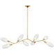 Julie Neill Toscano LED 60.25 inch Gild Branched Linear Chandelier Ceiling Light