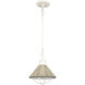 Cape May 1 Light 9 inch White Coral Mini Pendant Ceiling Light