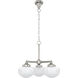 Saddle Creek 3 Light 20 inch Brushed Nickel Convertible Chandelier Ceiling Light