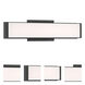 Citi LED 48 inch Matte Black LED Vanity Light Wall Light