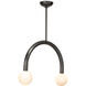 Happy LED 22.5 inch Oil Rubbed Bronze Pendant Ceiling Light, Small