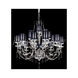 Tassel 21 Light 35 inch Silver Large Entry Crystal Chandelier Ceiling Light, Large