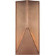 Kelly by Kelly Wearstler Punto LED 22.2 inch Natural Copper Outdoor Wall Lantern