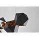 Canada 8 Light 11.8 inch Black Chandelier Ceiling Light