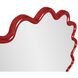 Cloud 36 X 24 inch Red Mirror