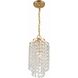 Gabrielle 1 Light 7 inch Antique Gold Chandelier Ceiling Light