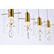 Hana 5 Light 36 inch Gold Linear Pendant Ceiling Light