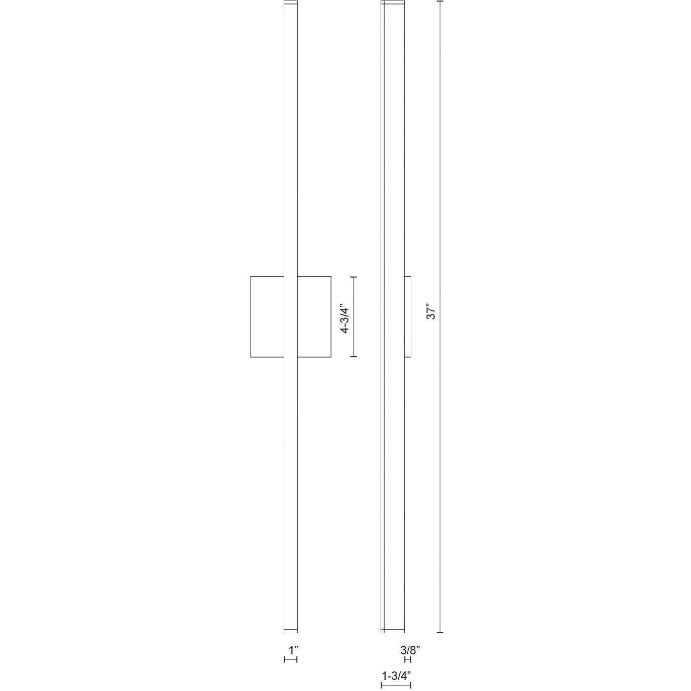 Vega Wall Sconce Wall Light in White