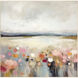 Observe the Beauty Pink and Beige and Blue and Multi Framed Art