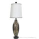 Cameron 31.5 inch 100 watt Valley Bronze and White Table Lamp Portable Light