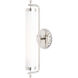 Latimer 1 Light 5 inch Polished Nickel Wall Sconce Wall Light, Barry Goralnick Collection