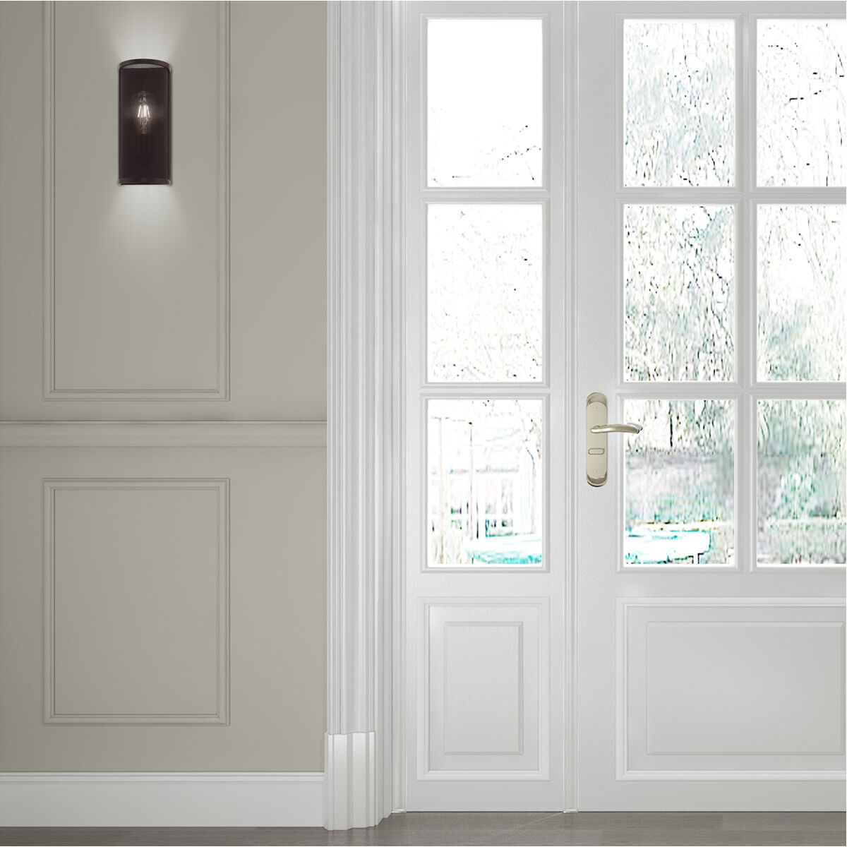 Braddock 1 Light 5 inch Bronze ADA ADA Wall Sconce Wall Light