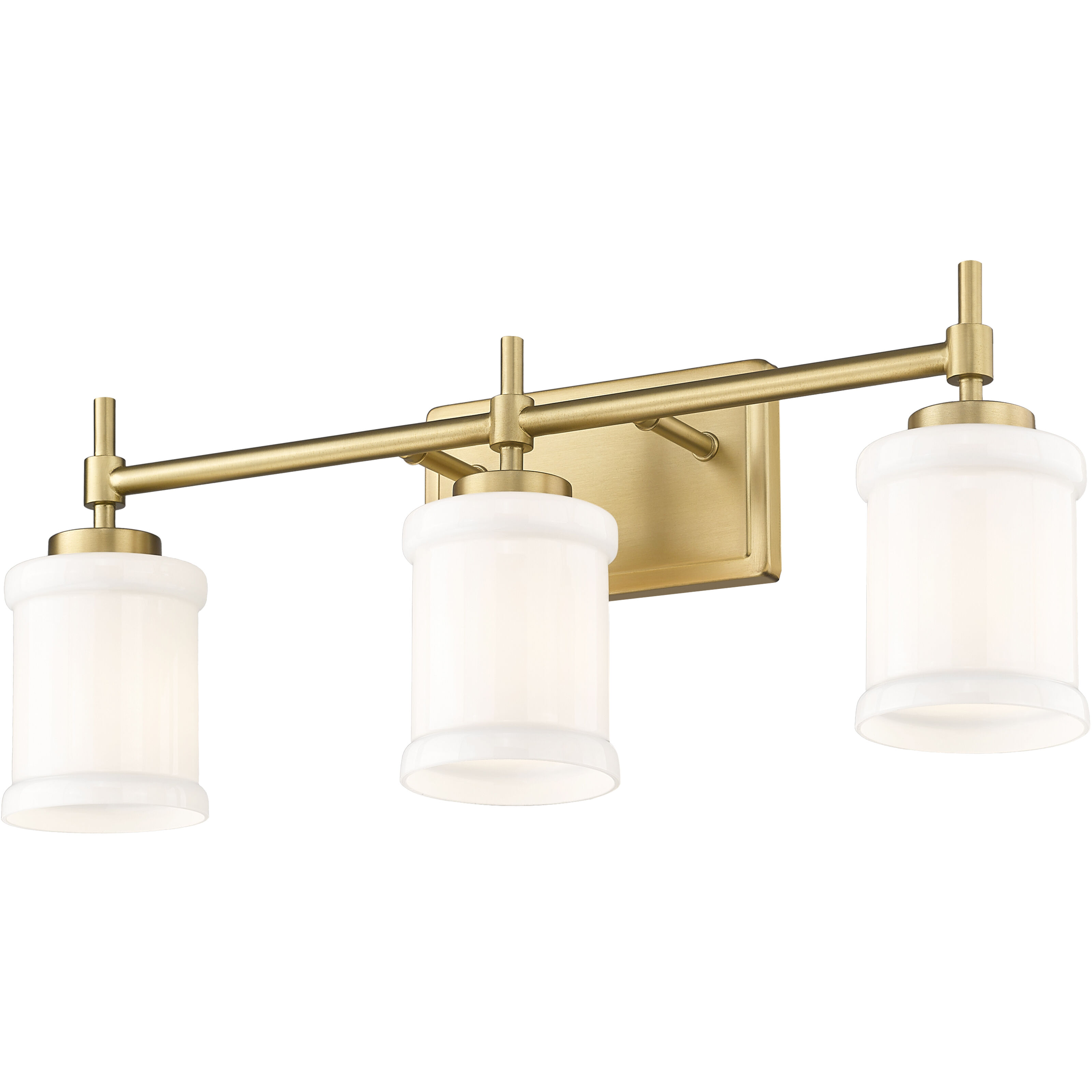 Cadoc 3 Light 23.5 inch Modern Gold Bath Vanity Light Wall Light