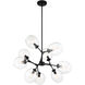 Nexpo 9 Light 30 inch Coal Chandelier Ceiling Light