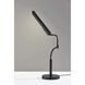 Zane 17 inch 10.00 watt Black Desk Lamp Portable Light, with Smart Switch