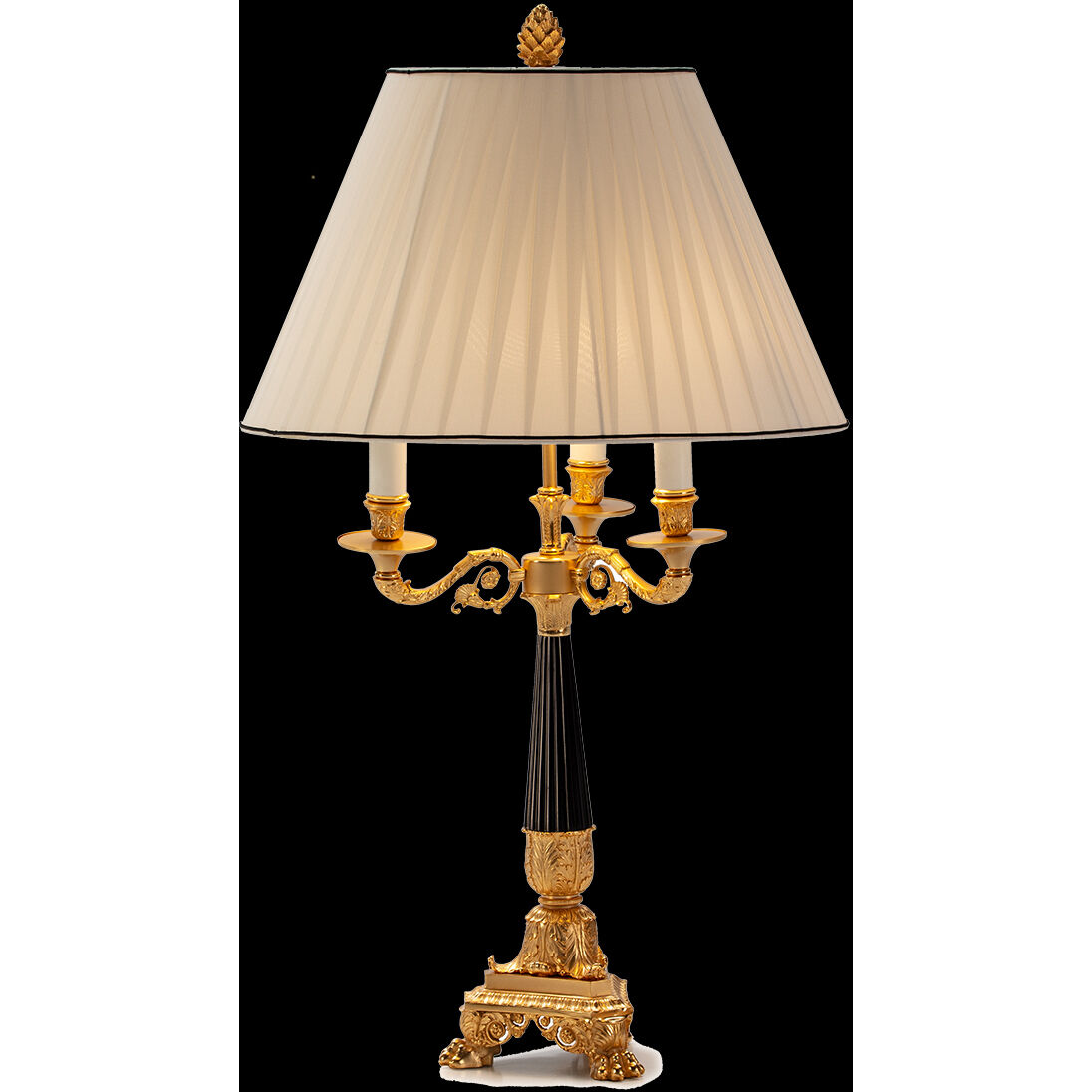 Mariner Luxury 29.53 inch 9 watt Antique Gold Plated Table Lamp Portable Light