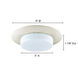Signature White Recessed Lighting Trim