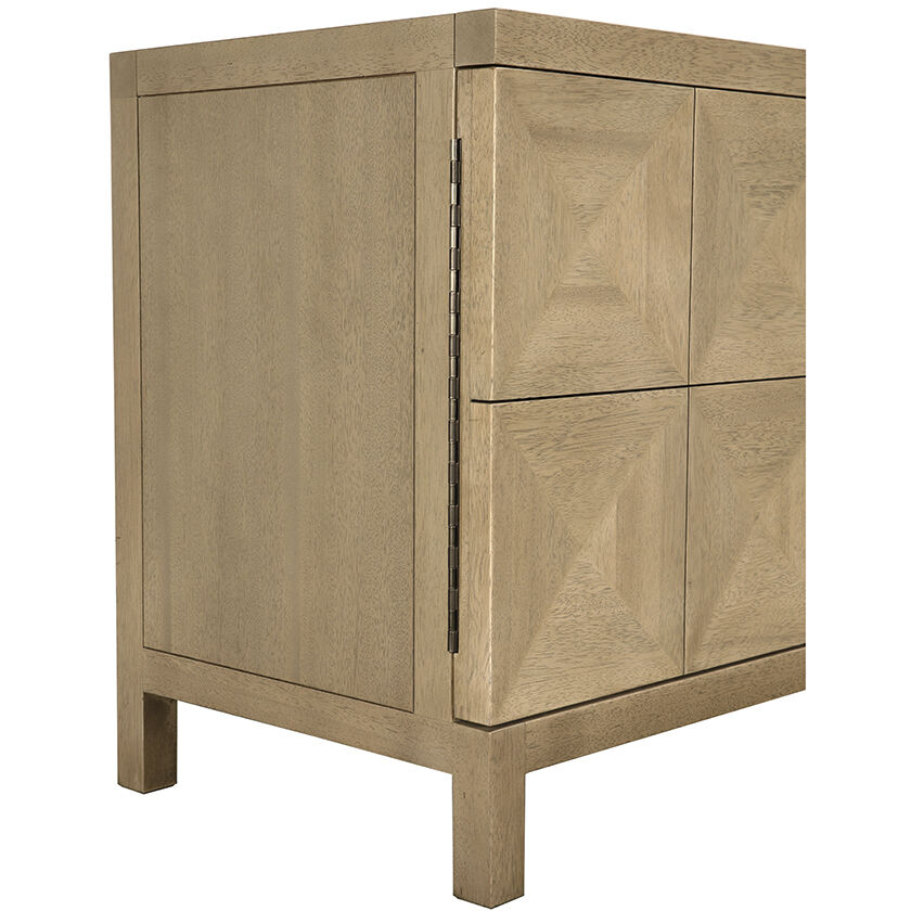 Quadrant 96.5 X 23 inch Washed Walnut Sideboard, 4 Door