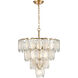 Curiosity 8 Light 20 inch Aged Brass Chandelier Ceiling Light