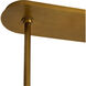 Smyth 7 Light 66 inch Antique Brass Linear Chandelier Ceiling Light
