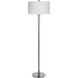Aurelia 65 inch 150.00 watt Polished Nickel and Crystal Floor Lamp Portable Light