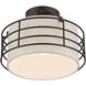 Blanchard 1 Light 12 inch English Bronze Semi Flush Mount Ceiling Light, Medium