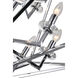 Calista 9 Light 23 inch Chrome Up Chandelier Ceiling Light