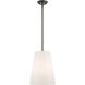 Prato 1 Light 11 inch Bronze Pendant Ceiling Light