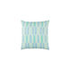 Lina 20 X 20 inch Mint and White Throw Pillow