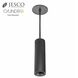 CYLINDRO LED 3.5 inch Black Indoor Pendant Ceiling Light