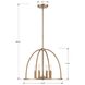 Abbott 4 Light 18.25 inch Vibrant Gold Lantern Chandelier Ceiling Light