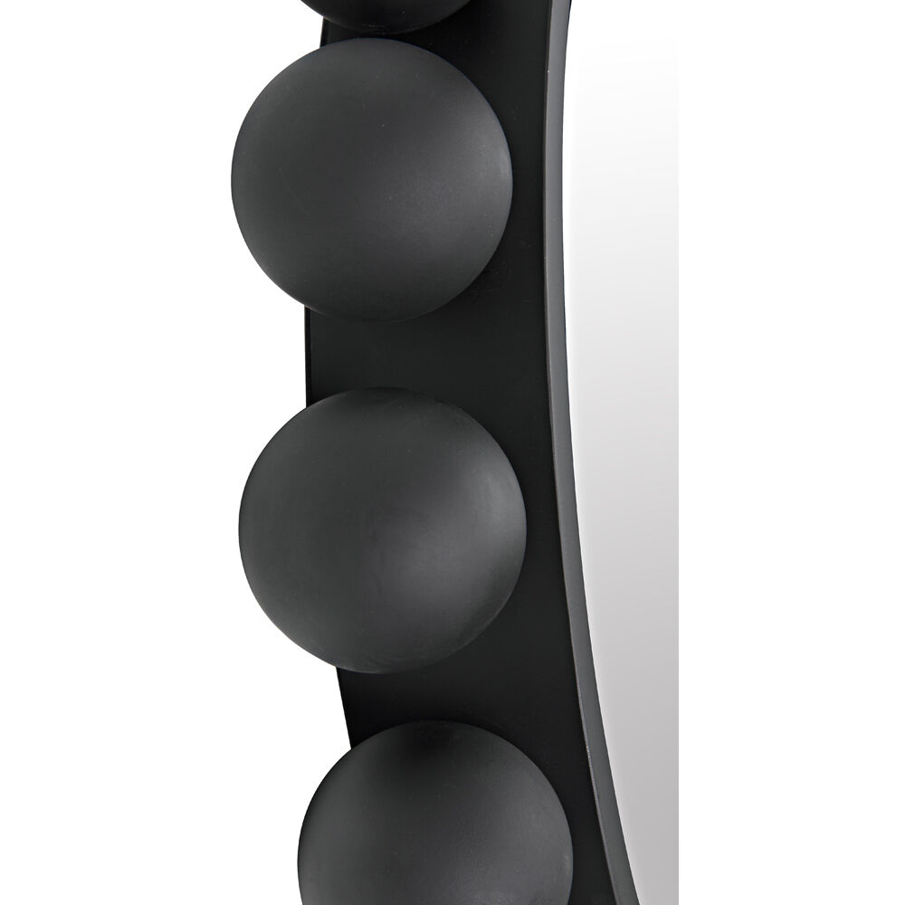 Cooper 33 X 33 inch Matte Black Mirror