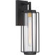 Avonlea 1 Light 19 inch Coal/Gold Outdoor Wall Light, Great Outdoors