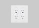 2G Duplex 125 White Outlet