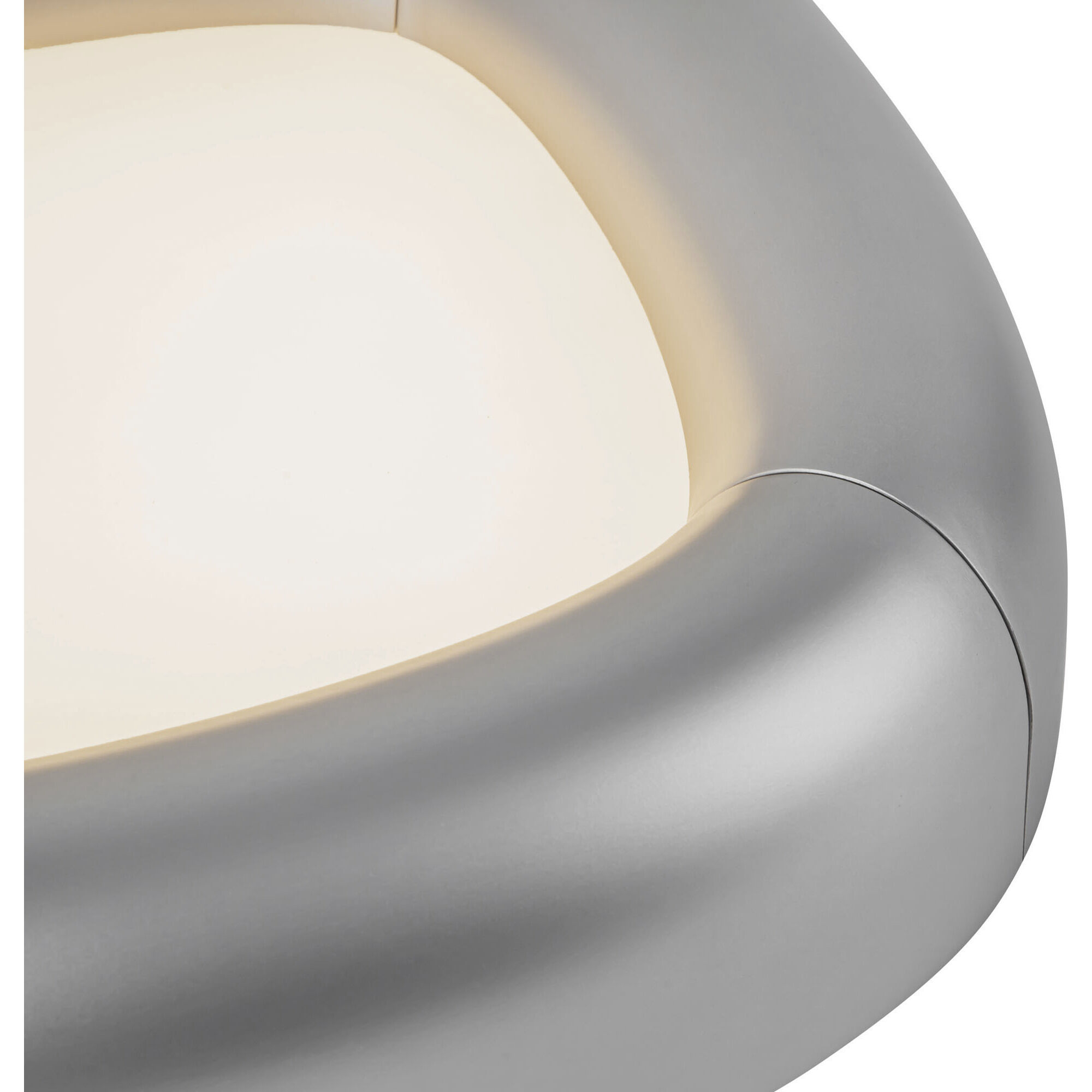 Folio 14.5 inch Space Gray Flush Mount Ceiling Light