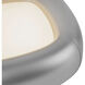 Folio 14.5 inch Space Gray Flush Mount Ceiling Light