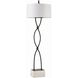 Dutton 150.00 watt Blackened Floor Lamp Portable Light