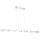 Brooklyn 7 Light 45.25 inch Chrome Linear Pendant Ceiling Light