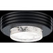 Beyond Zircle LED 8 inch Black Flush Mount Ceiling Light