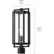 Goson 1 Light 21 inch Black Outdoor Post Lantern