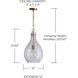Tatum 1 Light 12 inch Patinaed Brass Pendant Ceiling Light