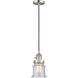 Franklin Restoration Canton 1 Light 6 inch Brushed Satin Nickel Mini Pendant Ceiling Light in Incandescent, Seedy