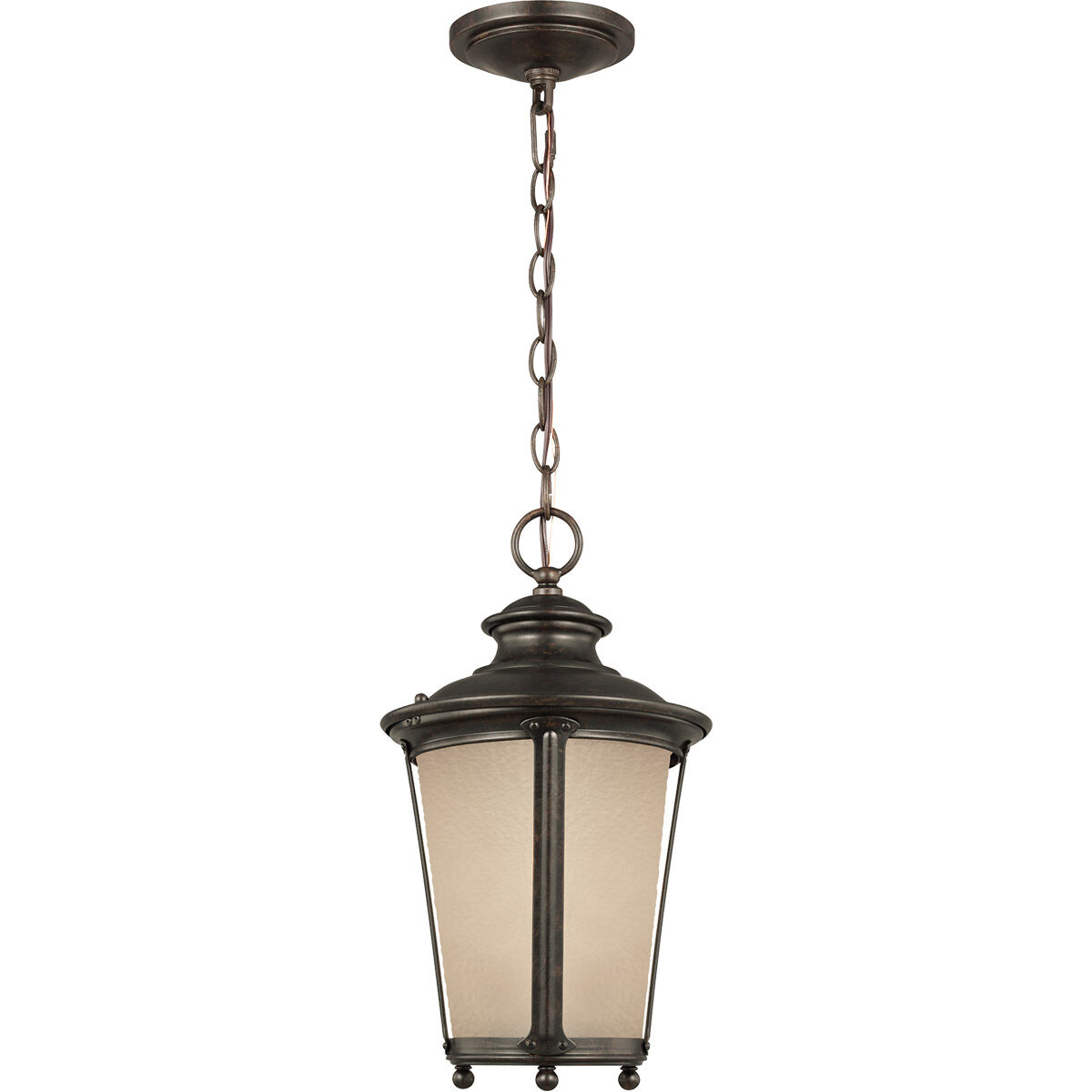 Cape May 1 Light 9 inch Burled Iron Outdoor Pendant
