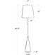 Juniper 63.75 inch 150.00 watt White Floor Lamp Portable Light