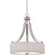 Parsons Studio 3 Light 21 inch Brushed Nickel Pendant Ceiling Light